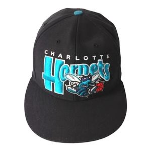Charlotte Hornets Snapback Hat Black Embroidered 47 Cap Accesory